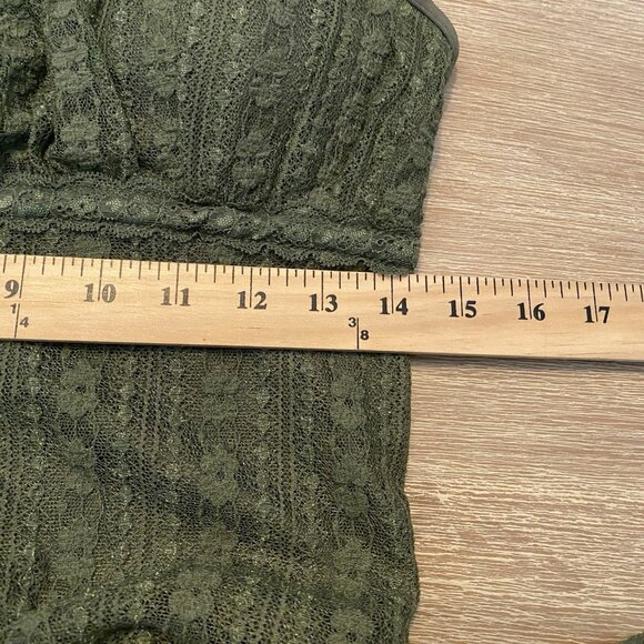 No Boundaries Dress Women's Babydoll Empire Waist Green Sz M Asymmetrical Fairy - Picture 11 of 13